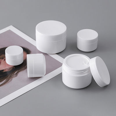 5g 10g 15g 30g 50g Double paroi PP plastique rechargeable soins personnels crème cosmétique pot avec sérigraphie