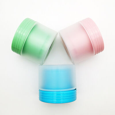 En gros 80g PP couleur mat double crème à coque pot pour emballage cosmétique haut de gamme
