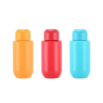 Bouteille en HDPE de 60 ml à 300 ml recyclable à surface matte avec couvercle à disque pour emballage de lotions et de cosmétiques