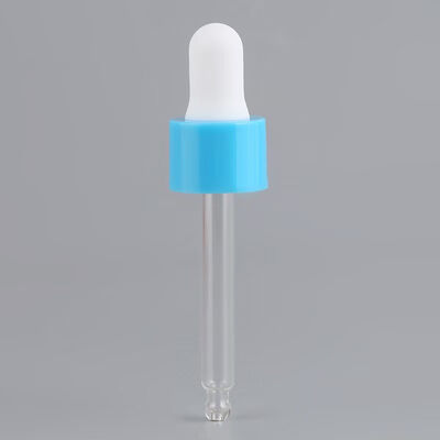 18mm 20mm 24mm 28mm Bougie en silicone or argent Matte lisse fermeture emballage cosmétique gouttière en plastique gouttière en plastique pour huile essentielle