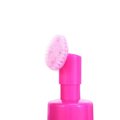 42 mm 43 mm emballage de soins personnels pompe à mousse à brosse en silicone douce pour bouteille de shampooing