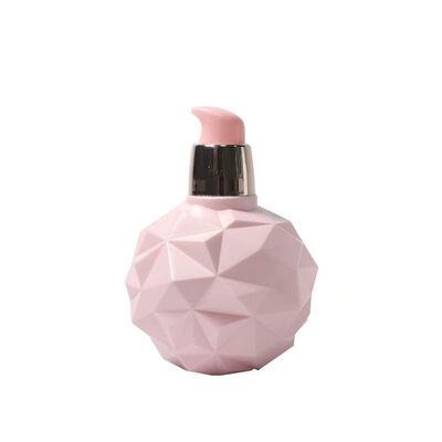 Bouteille de pulvérisateur cosmétique à coupe diamantée de 120/300 ml contenant une lotion pour soins de la peau en plastique alimentaire