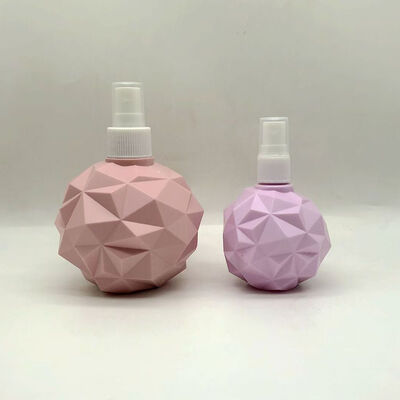 Bouteille de pulvérisateur cosmétique à coupe diamantée de 120/300 ml contenant une lotion pour soins de la peau en plastique alimentaire