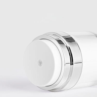 30g 50g 100g PP PS Plastic Airless Cream Jar with Airless Pump and Customized Logo