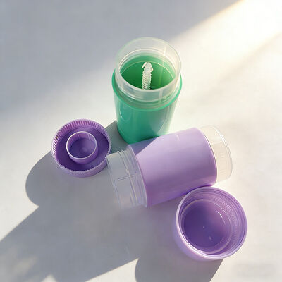 Vente en gros de 30g 50g 75g 100g PP de qualité cosmétique Tubes de déodorant vides avec sérigraphie personnalisée