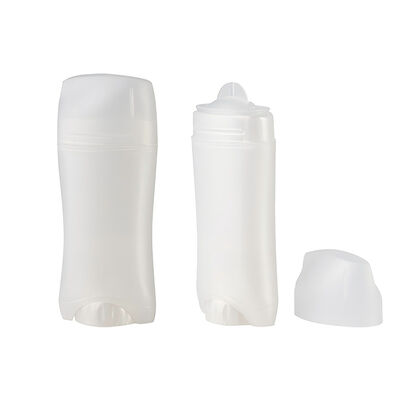Contenant de déodorant vide en PP de qualité alimentaire, 45g 75g, avec design à torsion