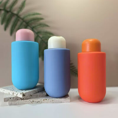 60/100/150/200/250/300/350/400ML Disque haut capot HDPE Bouteille Conditionneur Lotion Récipient de soins de la peau