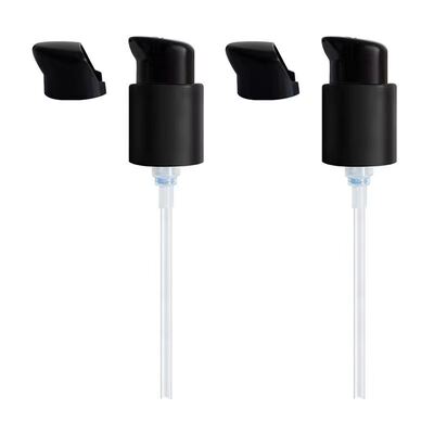 Pompe à crème en plastique à demi-couverture de 18 mm, 20 mm et 24 mm - Pompe cosmétique imperméable pour usage domestique et de salon