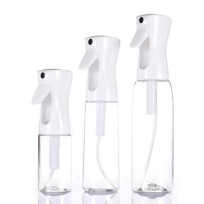 Bouteille de pulvérisation à déclencheur continu en PET de 200 ml à 500 ml avec technologie de brouillard, certifiée REACH, couleurs personnalisées
