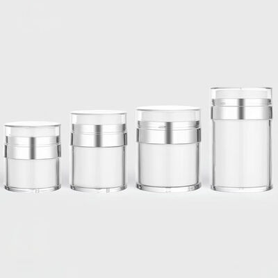 Conception personnalisable Bouteille de pompe sans air rechargeable en 15/30/50/100 ml Tailles pour les soins de la peau et les cosmétiques