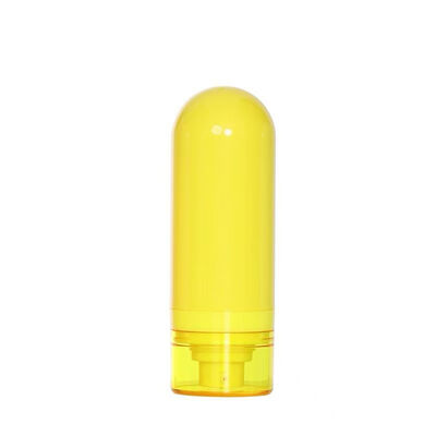 Bouteille sans air inversée de 15/30/50 ml avec un design personnalisable et une pompe sans air sans contact pour les soins de la peau