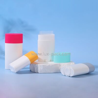 Matériau PP 35g 50g 70g Bâton déodorant vide avec impression en soie et estampage à chaud pour un emballage personnalisé