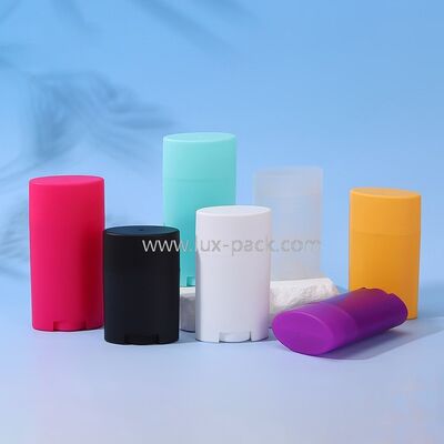Matériau PP 35g 50g 70g Bâton déodorant vide avec impression en soie et estampage à chaud pour un emballage personnalisé