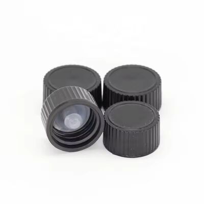 20 mm 24 mm 28 mm Noir à nervures lisse en plastique à vis à capuche à induction joints d'étanchéité pour bouteilles cosmétiques