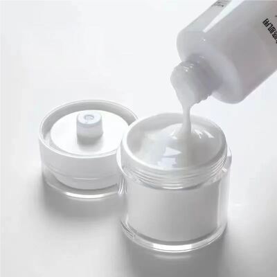 Bouteille acrylique sans air 50g à l'intérieur remplaçable
