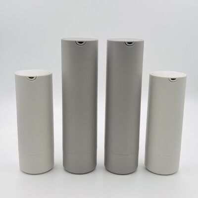 Bouteille de pompe sans air en plastique de 50 ml en gros avec pompe à lotion sous vide en ABS + PP et couleur personnalisée