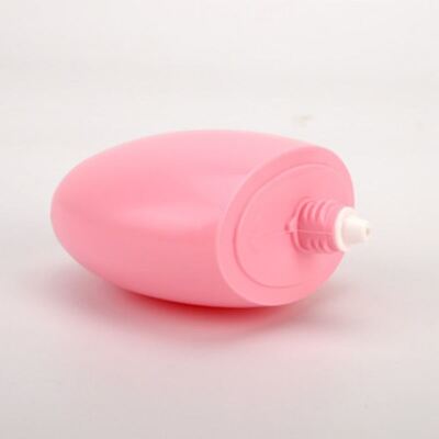 Bouteille de protection solaire de style œuf de 50 ml, avec chaîne dorée amovible et design personnalisable pour emballage cosmétique