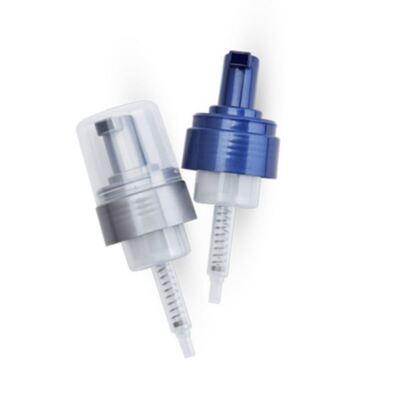 Dispensateur de pompe à mousse électroplatée à corps complet de 40 mm et 42 mm avec une production de mousse élevée pour les nettoyants faciaux haut de gamme