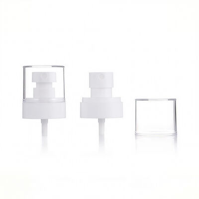 Distributeur de pompe à lotion en plastique premium avec capuchon transparent pour les produits de soins de la peau, de cosmétiques et de soins personnels