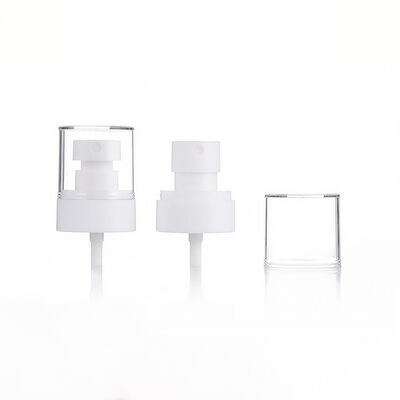 Distributeur de pompe à lotion en plastique premium avec capuchon transparent pour les produits de soins de la peau, de cosmétiques et de soins personnels