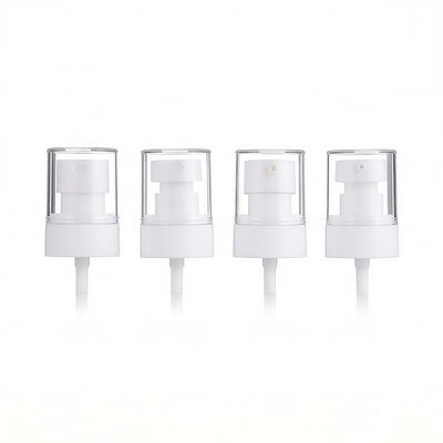 Distributeur de pompe à lotion en plastique premium avec capuchon transparent pour les produits de soins de la peau, de cosmétiques et de soins personnels