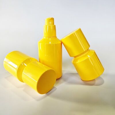 Bouteille en plastique sans air de 30/50/80/100 ml avec conception sans contact sous vide pour emballage cosmétique de qualité supérieure