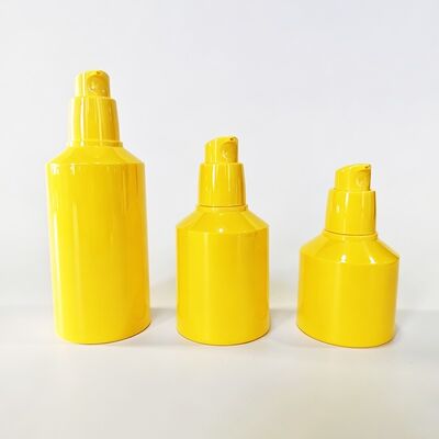 Bouteille en plastique sans air de 30/50/80/100 ml avec conception sans contact sous vide pour emballage cosmétique de qualité supérieure