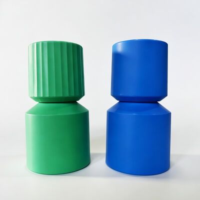 Bouteille sans air en plastique durable multi-capacité avec conception sous vide pour produits cosmétiques et de soins de la peau