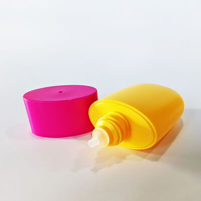Bouteille en plastique cosmétique personnalisable portable de 50 ml pour crème solaire et crème de bain