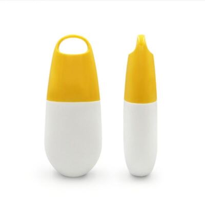 Bouteille en plastique cosmétique imperméable à la fuite pour crème solaire et crème de bain