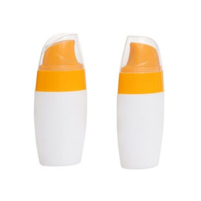 Bouteille de crème solaire anti-fuite de 50 ml avec couleurs personnalisées pour les voyages et les cosmétiques