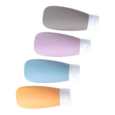 Bouteille de crème solaire imperméable à fuite de 50 ml avec des couleurs personnalisables pour les voyages et les cosmétiques
