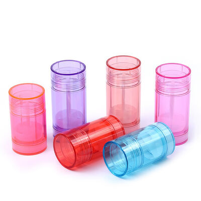 Contenant de déodorant en plastique en PP en couleur personnalisée OEM/ODM Étiquette privée 15g 30g 50g 75g Bouteille de parfum roulant pour les soins du corps