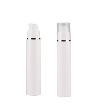 Bouteilles à pompe sans air en gros de 15 ml 30 ml 50 ml pour les soins de la peau avec personnalisation OEM ODM en PP de qualité alimentaire