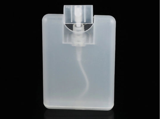 Pulvérisateur de pompe à parfum transparent 20 ml Bouteille de pulvérisation de carte de crédit en plastique