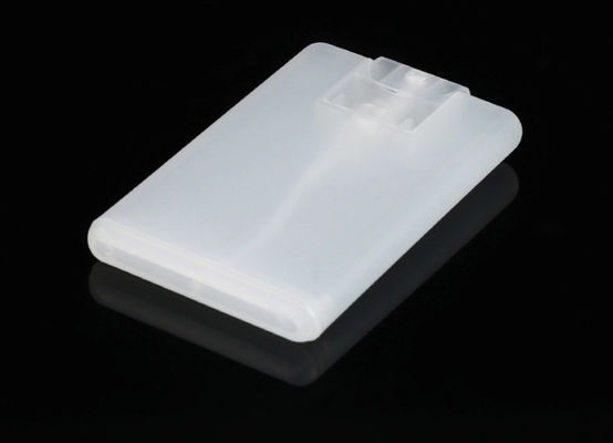 Pulvérisateur de pompe à parfum transparent 20 ml Bouteille de pulvérisation de carte de crédit en plastique