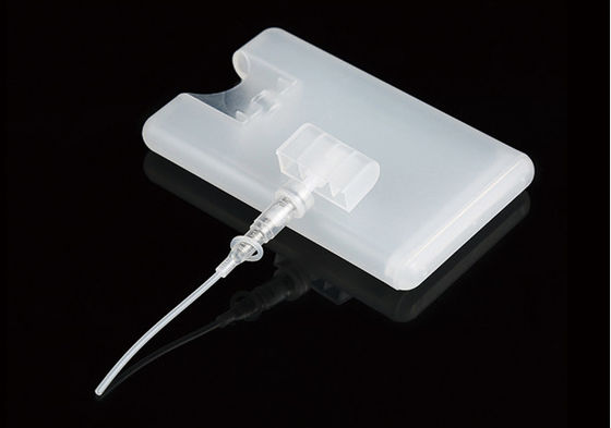 Pulvérisateur de pompe à parfum transparent 20 ml Bouteille de pulvérisation de carte de crédit en plastique