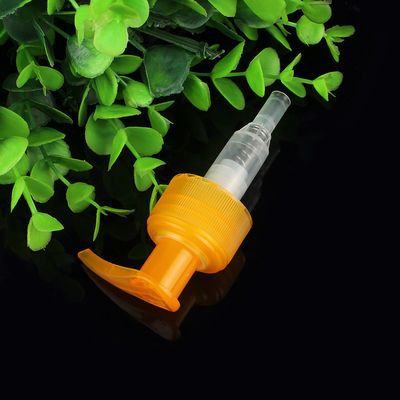 Pompe de lotion intégrée orange vif, pompe distributrice accrocheuse pour bouteilles de shampoing et de gel douche
