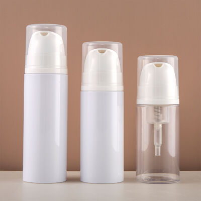 Bouteille de pompe en mousse en PET en PP en gros 100 ml 120 ml 150 ml avec conception imperméable pour le nettoyage du visage et le savon liquide