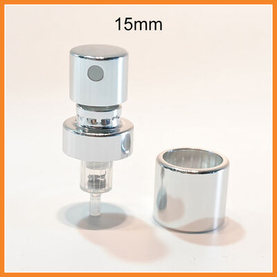 Pompe à parfum en métal de luxe de 20 mm avec capuchon de protection