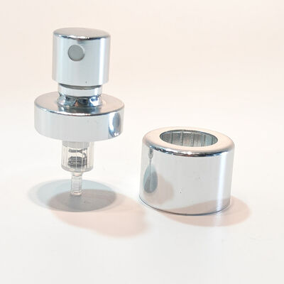 Pompe à parfum en métal de luxe de 20 mm avec capuchon de protection