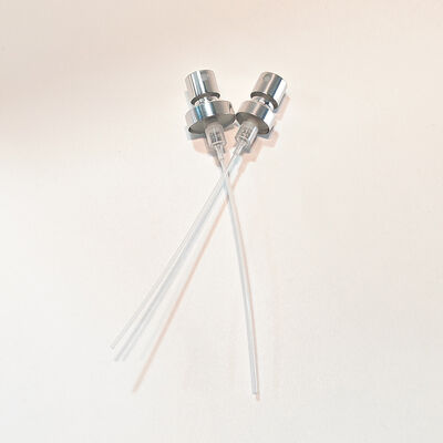 Pompe à parfum en métal de luxe de 20 mm avec capuchon de protection