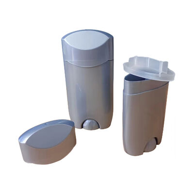Type rotatif de 2,5 oz de matériau PP bâton de déodorant vide - Récipient de déodorant rechargeable pour le bricolage de la beauté