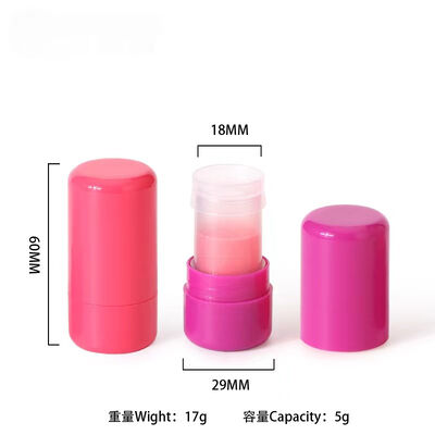 Design élégant 5 ml tube de brillant à lèvres avec des couleurs personnalisées pour une application précise