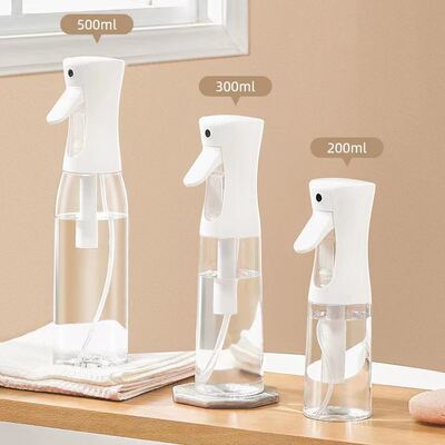Vente à chaud 100 ml 150 ml 200 ml 500 ml et 700 ml bouteille en plastique à pulvérisation continue avec pulvérisateur à brume fine