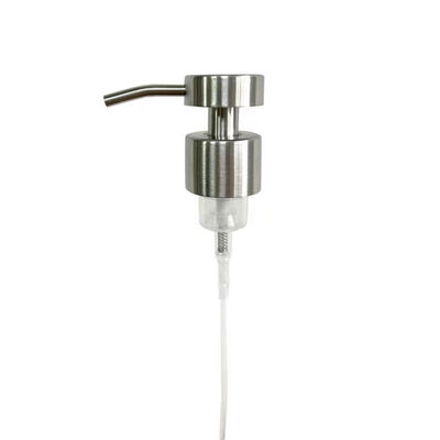 Distributeur à pompe de Lotion en acier inoxydable, vente en gros, 24/410 28/410, de qualité supérieure, pour bouteilles de Lotion, bouteilles de Gel douche