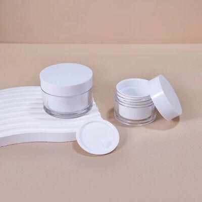 Vente en gros sous forme de pot de crème 15g 30g et 50g pour produits de soins de la peau, crème de jour/crème de nuit