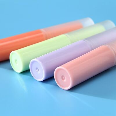 Tube de rouge à lèvres cylindrique en plastique 3G, emballage vide, Tube mat pour baume de soin des lèvres, vente en gros