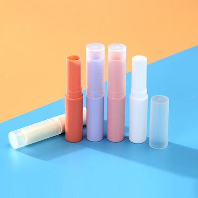 Tube de rouge à lèvres cylindrique en plastique 3G, emballage vide, Tube mat pour baume de soin des lèvres, vente en gros