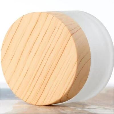 5g 10g 15g 30g 50g Bouteilles vides de crème glacée glacée rechargeables Cosmétiques en bois naturel Contenants de stockage à l'épreuve des fuites pour les voyages Crème pour les yeux Masque pour le visage Soins de la peau